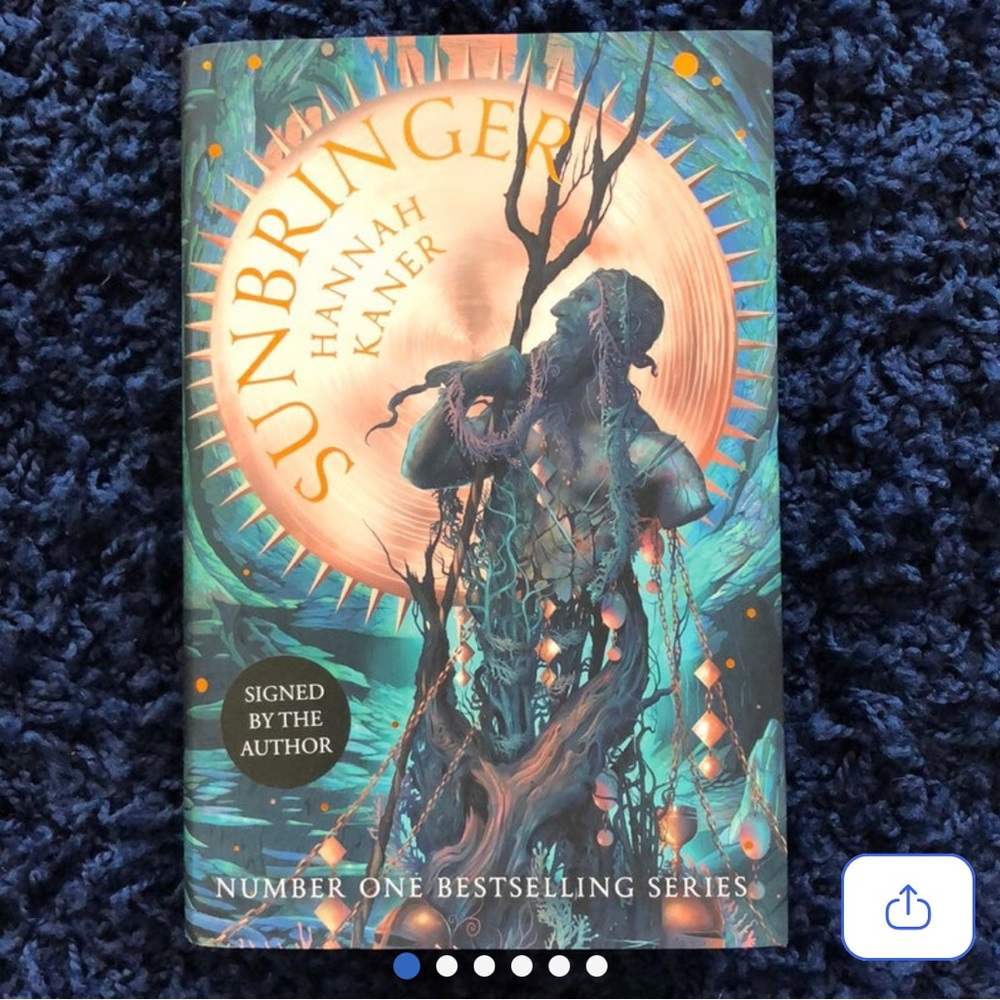 Waterstones Sunbringer - SIGNED with STENCILED edges!